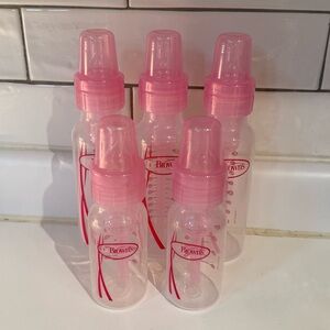 Dr. Brown's Pink Baby Bottles - Set of 5